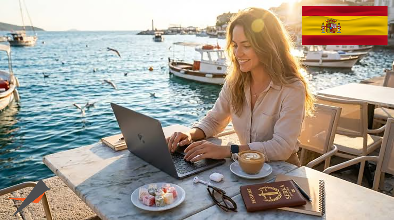 مدت اعتبار اولیه ویزای دیجیتال نومد اسپانیا؛ به مسیر درخواست شما بستگی دارد
